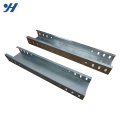 perforated trough galvanized cable tray, soild through cable tray, galvanized ventilated trough cable tray